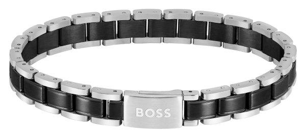 Hugo Boss Stílusos bicolor férfi karkötő Metal Links Essentials 1580665