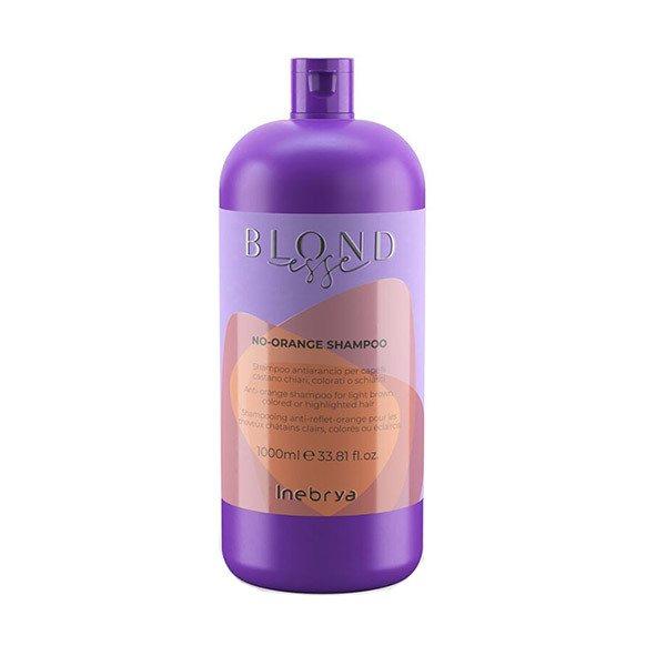 Inebrya Sampon a narancssárga tükröződés ellen Blondesse No-Orange
(Anti-Orange Shampoo) 1000 ml