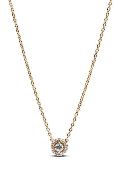 Pandora Aranyozott nyaklánc cirkónium kövekkel Shine Timeless 363548C01-45