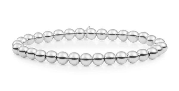 Sparkling Jewels Ezüst golyós karkötő nőknek Saturn SB-S-6MM-ADD