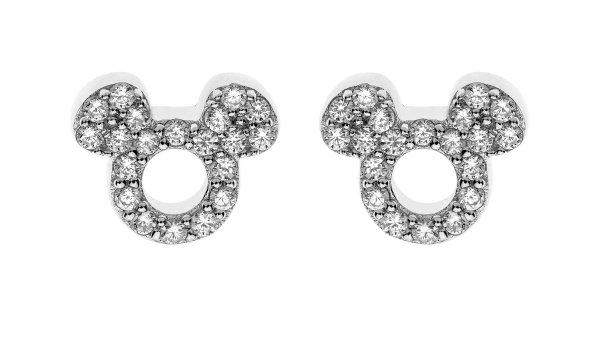 Disney Csillogó ezüst fülbevaló Mickey Mouse ES00011RZWL.CS