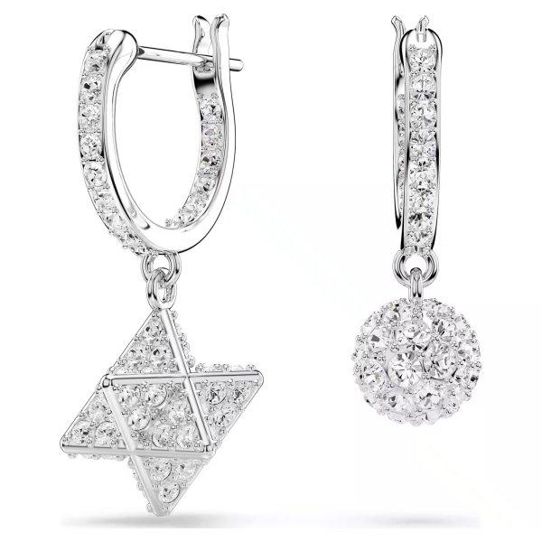 Swarovski Csillogó aszimmetrikus fülbevaló kristályokkal Dextera 5693194