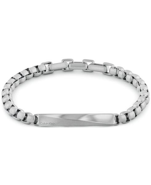Calvin Klein Stílusos férfi acél karkötő Iconic Id 35100056