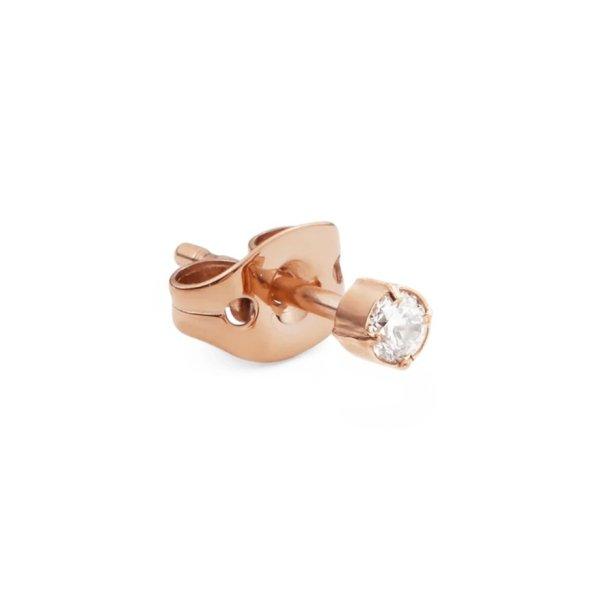 Daniel Wellington Bronz single fülbevaló kristályokkal DW00400859 - 1 db