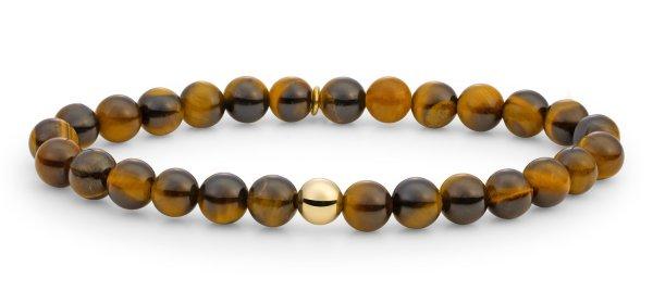 Sparkling Jewels Gyöngy karkötő tigrisszemmel SBG-GEM09-ADD-6MM