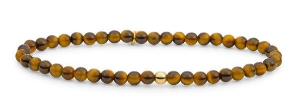Sparkling Jewels Gyöngy karkötő tigrisszemmel SBG-GEM09-ADD-4MM