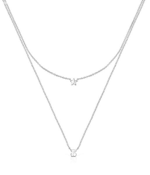 Tous Ezüst nyaklánc készlet Mini Icons 1003192100 (2x nyaklánc)