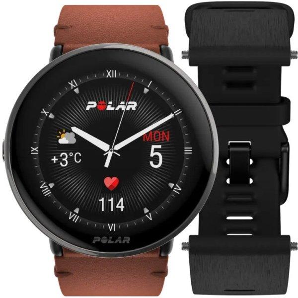 Polar Polar Ignite 3 Titanium SZETT tartalék szíjjal, M-L méret