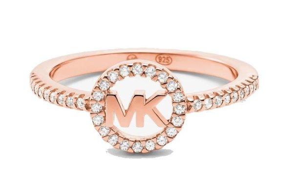 Michael Kors Fényűző bronz gyűrű cirkónium kövekkel MKC1250AN791 49 mm