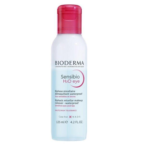 Bioderma Kétfázisú micellás sminklemosó Sensibio H2O Eye (Biphasic Micellar
Make-up Remover) 125 ml