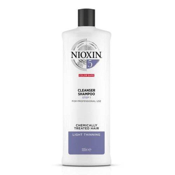 Nioxin Sampon festett, enyhén ritkuló hajra System 5 (Shampoo Cleanser System
5) 300 ml