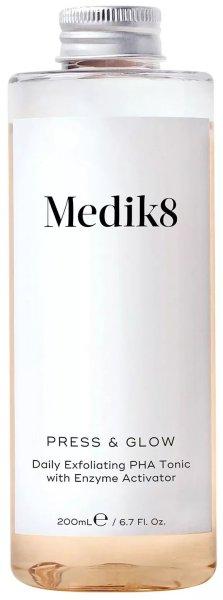 Medik8 Csere utántöltő a hámlasztó PHA tonikhoz Press & Glow (Daily
Exfoliating PHA Tonic Refill) 200 ml