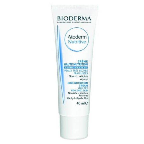 Bioderma Tápláló nyugtató krém száraz arcbőrre Atoderm Nutritive (High
Nutrition Cream) 40 ml