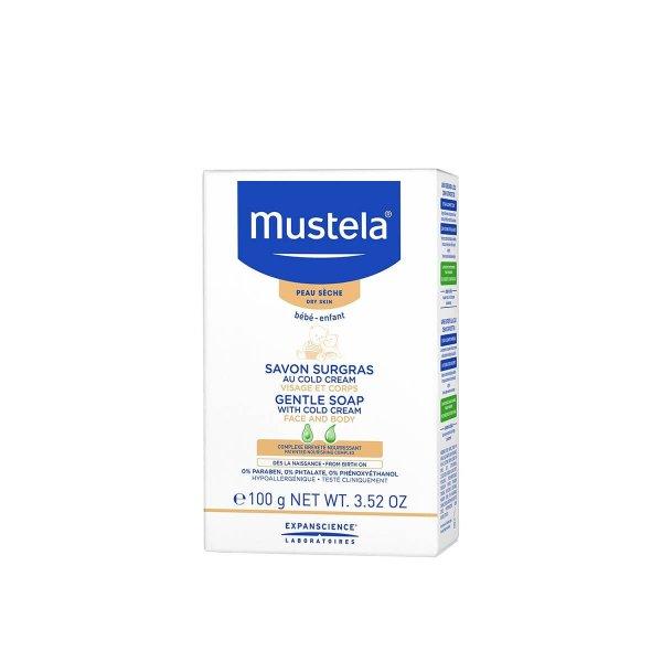 Mustela Gyermek gyengéd szappan arcra és testre (Gentle Soap with Cold Cream)
100 g