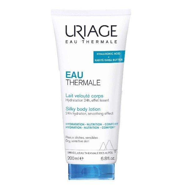 Uriage Selyem testápoló száraz és érzékeny bőrre Eau Thermale (Silky Body
Lotion) 200 ml