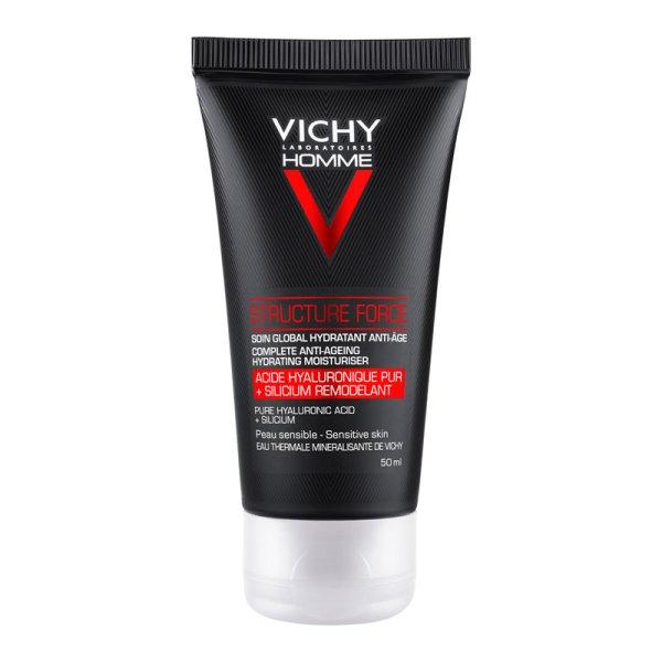 Vichy Hidratáló arckrém öregedésgátló hatással Homme Structure Force
(Complete Anti-Ageing Hydrating Moisturiser) 50 ml
