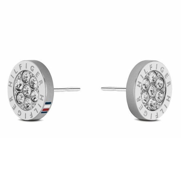 Tommy Hilfiger Finom acél fülbevaló kristályokkal Crystak 2780565