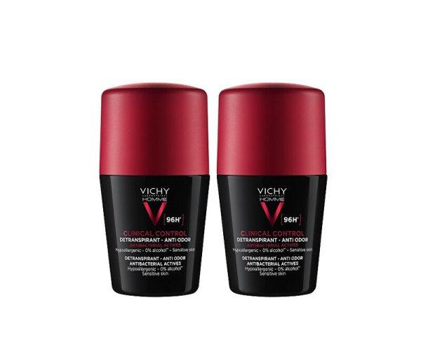 Vichy Golyós dezodor készlet szagok ellen férfiaknak Homme Clinical Control
96h (Detranspirant) 2 x 50 ml