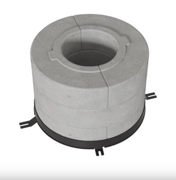 HŐTÁROLÓ BETON GYŰRŰ TORA/M KÁLYHÁKHOZ 6DB 3 RÉTEGŰ 150Ø