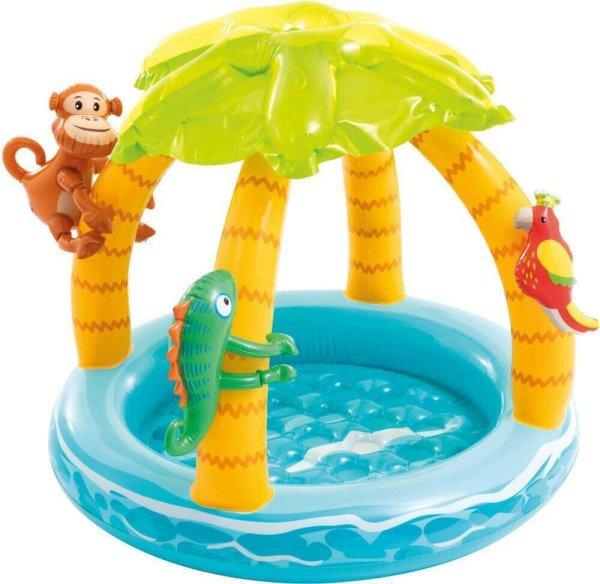 Felfújható gyerekmedence Intex Tropical Island 58417