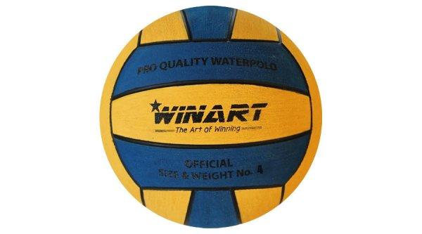 Vízilabda, junior labda 4-es, női – Winart, kék-sárga