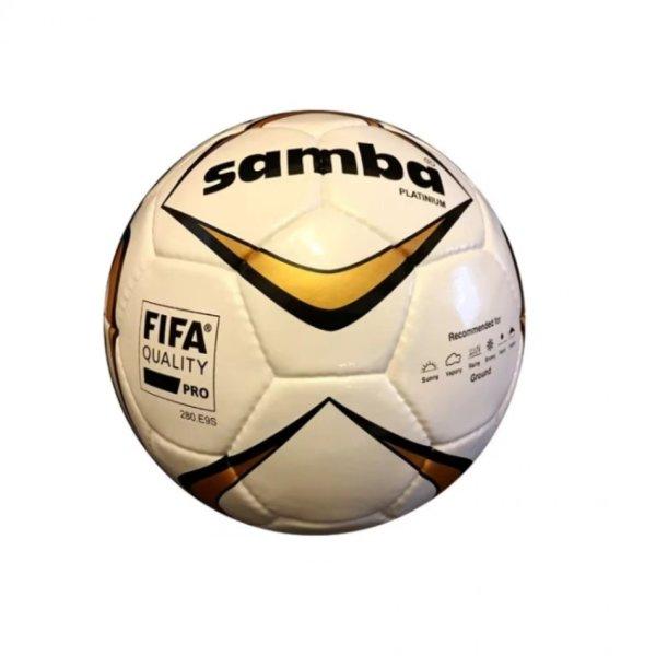 Focilabda Samba Platinium 5-ös, FIFA minősítésű mérkőzéslabda – Winart
(fehér/arany)