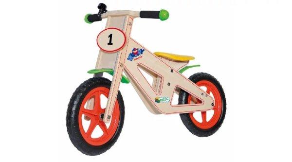 Fa tanuló kerékpár, futóbicikli WOODY 93021