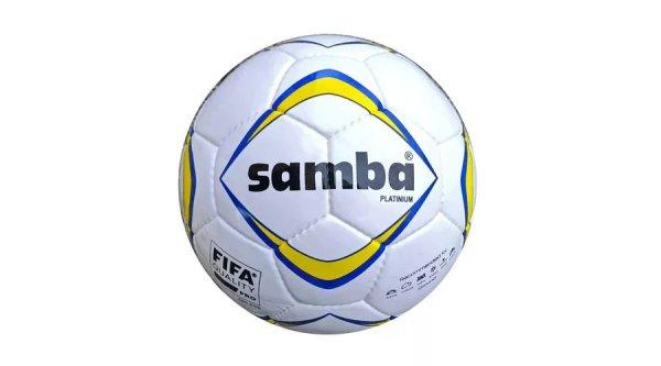 Focilabda Samba Platinium 5-ös, FIFA minősítésű mérkőzéslabda – Winart
(fehér-kék-sárga)