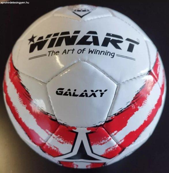 Focilabda, futball labda WINART Galaxy New edzőlabda 5-ös méret, zöld-ezüst