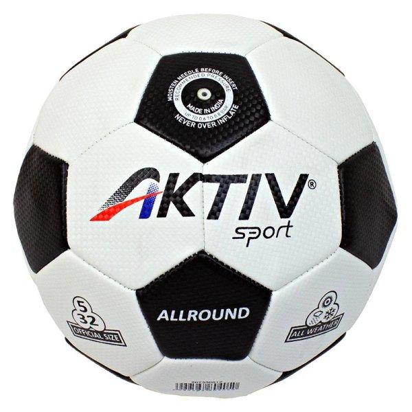 Futball labda 5-ös, fehér-fekete – Aktivsport ALLROUND