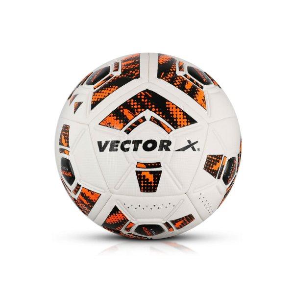 Futball labda 3-as, narancs-fekete – VECTOR X SYNERGY