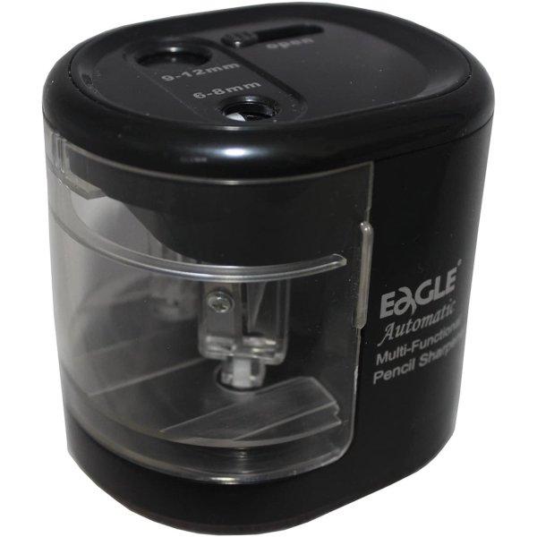 Hegyező asztali 2 lyukú elektromos elemes és USB adapterrel működtethető
EG5161 Eagle fekete