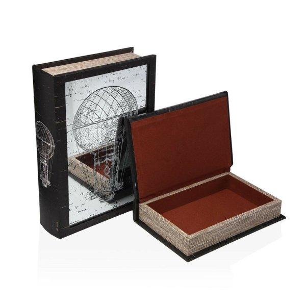 Dekoratív doboz szett Versa Vászon Fa MDF Könyv 7 x 21 x 30 cm MOST 32244
HELYETT 16072 Ft-ért!