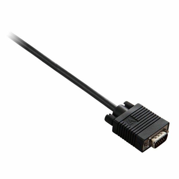 VGA-kábel V7 V7N2VGA-06F-BLK Fekete MOST 7425 HELYETT 4167 Ft-ért!