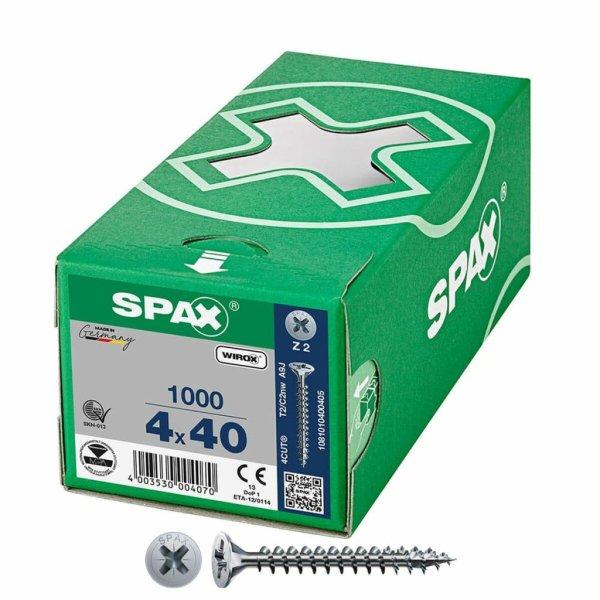 Csavaros doboz SPAX Wirox Z2 Lapos fej 4,0 x 40 mm 1000 Unidades MOST 35137
HELYETT 24505 Ft-ért!