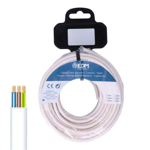 Elektromos kábel tömlő EDM 28094 Fehér 3 x 1 mm 25 m Audio MOST 23419
HELYETT 15775 Ft-ért!