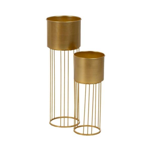 Virágcserepek készlete Aranysàrga Vas 22,5 x 22,5 x 69,2 cm MOST 49778
HELYETT 33526 Ft-ért!