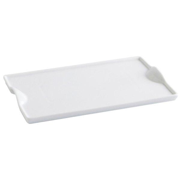 Snack tálca Quid Gastro Fun Fehér Kerámia 25,5 x 15,5 cm (6 egység) (Pack
6x) MOST 23257 HELYETT 16031 Ft-ért!