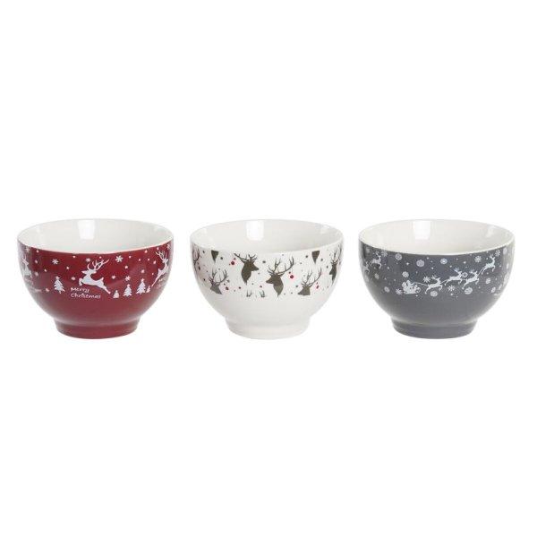 Tál DKD Home Decor Porcelán Piros Szürke Fehér Szarvas (500 ml) (3 egység)
MOST 9877 HELYETT 5911 Ft-ért!