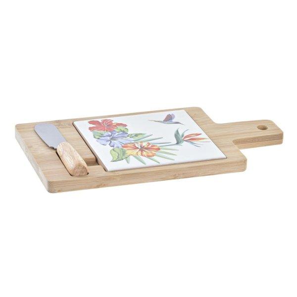 Sajt Deszka DKD Home Decor Bambusz Alumínium Kőedény 21,5 x 11,8 x 1,5 cm (3
Darabok) MOST 7038 HELYETT 3952 Ft-ért!