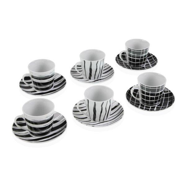 Csésze Szett Alátétekkel Versa Fekete Porcelán MOST 27140 HELYETT 13526
Ft-ért!