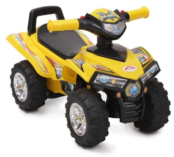 Moni ráülős quad ATV bébitaxi - sárga