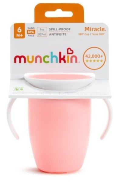 Munchkin Miracle Cup itatópohár, 207 ml - rózsaszín 