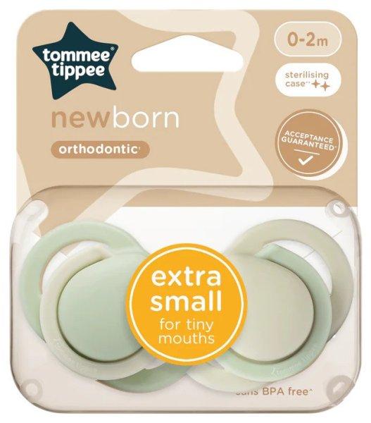 Tommee Tippee Newborn újszülött játszócumi 0-2 hó 2 db - zöld/bézs