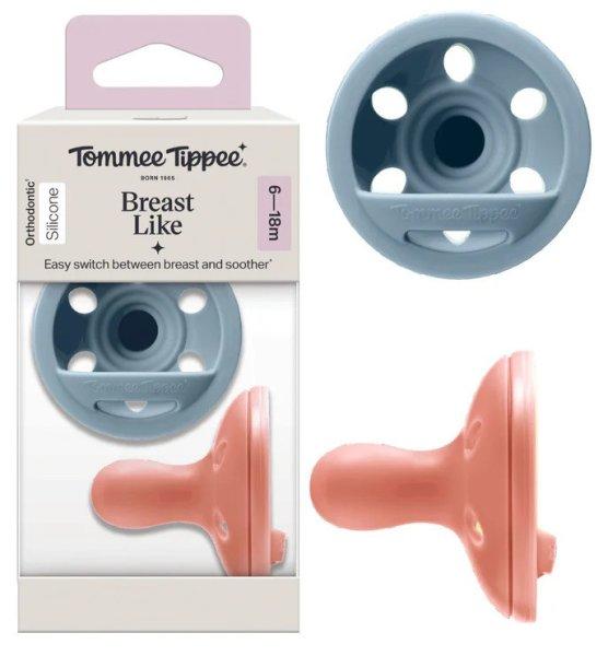 Tommee Tippee breastlike 2 db anyamell formájú nyugtató cumi 6-18 hó 