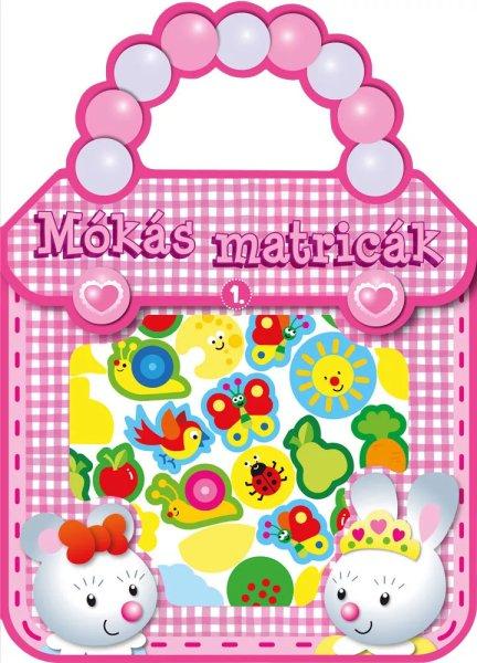 Mókás matricák 1. - rózsaszín 