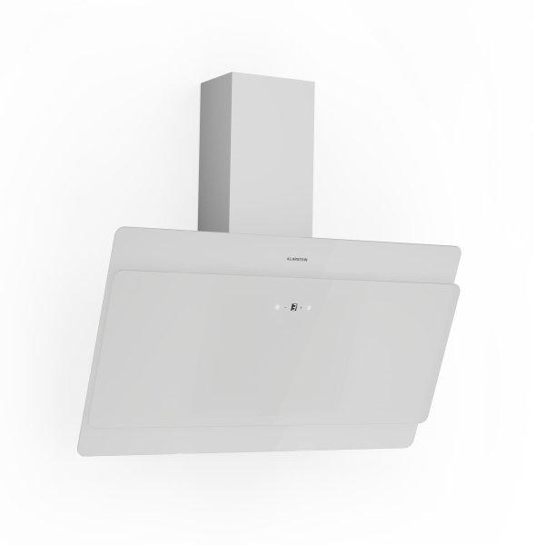 Klarstein Aurica 90, páraelszívó, 90 cm, 610 m³/ó, LED,
érintőképernyős, üveg, fehér