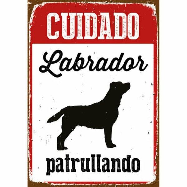Tábla Magnet & Steel Cuidado Labrador Patrullando 14,8 x 21 cm MOST 6706
HELYETT 3762 Ft-ért!
