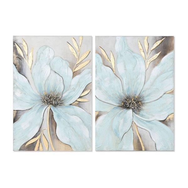 Kép Home ESPRIT Kék Aranysàrga Vászon Fa MDF Virág Shabby Chic 60 x 3 x 90
cm (2 egység) MOST 43552 HELYETT 25489 Ft-ért!