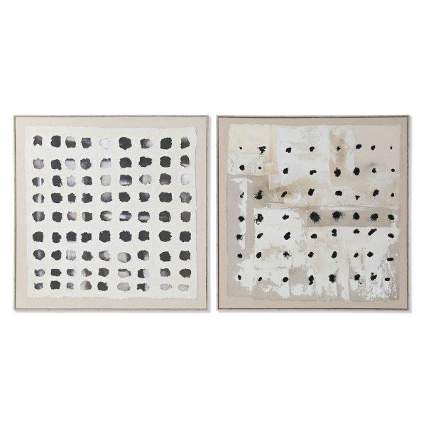 Kép Home ESPRIT Fekete Bézs szín Absztrakt modern 102 x 3,2 x 102 cm (2
egység) MOST 144206 HELYETT 92491 Ft-ért!